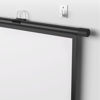 Picture of JKSTDPV 30" 40" Little Screen 50" 60" Manual Pull Down Projector Screen Indoor Outdoor Projection Screen HD 72" Mobile Movie Screen for Travel Camping(30inch 16:9)