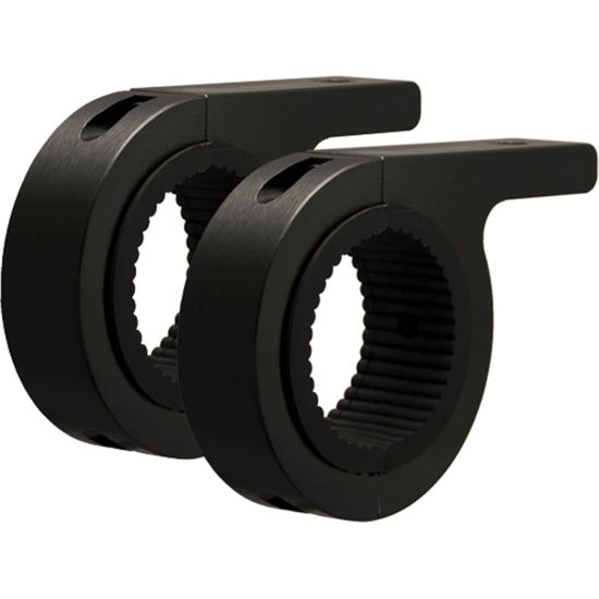 Picture of Pair of Black 2.00" Tube Frame Mounting Clamp (For M10 Mounting Bolt)