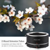 Picture of Andoer Auto Focus Automatic Extension Tubes 12mm + 24mm Z Mount Macro Photography Tube Compatible with Nikon Z50 Z5 Z6 Z6II Z7 Z7II Mirrorless Camera