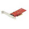 Picture of StarTech.com PEX4M2E1 M.2 Adapter - x4 PCIe 3.0 NVMe - Low Profile and Full Profile - SSD PCIE M.2 Adapter - M2 SSD - PCI Express SSD