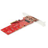 Picture of StarTech.com PEX4M2E1 M.2 Adapter - x4 PCIe 3.0 NVMe - Low Profile and Full Profile - SSD PCIE M.2 Adapter - M2 SSD - PCI Express SSD