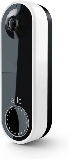 Picture of Arlo Essential Wire-Free Video Doorbell - HD Video, 180° View, Night Vision, 2 Way Audio, Direct to Wi-Fi No Hub Needed, Wire Free or Wired, White - AVD2001 RENEWED