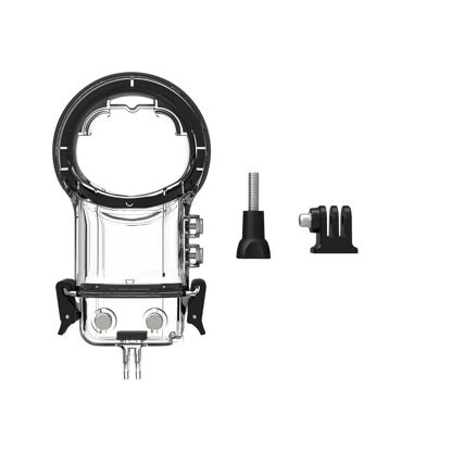 Picture of Palumma Waterproof Case for Insta360 X3 Panorama Action Camera Protective Case Underwater Diving Tray with Quick Release Mount Screw Accessories, Clear Waterproof Housing(transparent)
