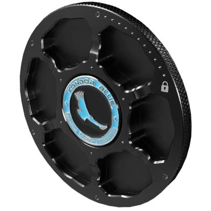 Picture of KONDOR BLUE EF Mount Cine Cap Compatible with Canon | Metal Body Cap for Camera Lens Port | Protect Your Camera Port and Sensor with Style | Crafted from Aerospace-Grade Aluminum Alloy | Black
