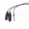 Picture of Eonvic Audio Cable for ARRI Alexa Mini LF Camera 6 Pin Male to Dual XLR 3 Pin Female Cable (Straight)