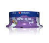 Picture of Verbatim 43667 8.5GB 8X Double Layer DVD+R Inkjet Printable - 25 Pack Spindle