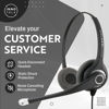 Picture of INNOTALK Phone Headset Compatible with Cisco 7821 7841 7861 7931 7940 7941 7942 7945 - Professional Binaural Noise Cancel Mic Headset for Office Telephone Headset