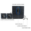 Picture of GOgroove SonaVERSE LBr 2.1 Computer Speakers with Subwoofer - USB Powered PC Speaker System with 3.5mm AUX Audio Input, Bass/Volume Control Knobs, 11W RMS - Compact Size for Desktop, Laptop, Desks