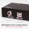 Picture of Dual Port USB to Serial RS-232 Adapter w/LEDs, Mountable, Wide OS Compatibility, FTDI Chip