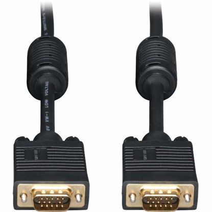 Picture of Tripp Lite VGA Coax Monitor Cable, High Resolution cable with RGB coax (HD15 M/M) 50-ft.(P502-050)