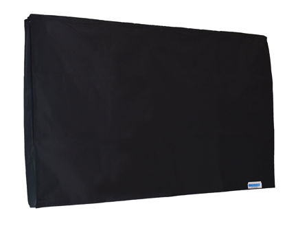 Picture of Comp-Bind Technology TV Cover Compatible with Sunbrite SB-5574UHD-BL 55'' TV OUTDOOR Waterproof Black Cover, FITS TV WITH WALL MOUNT, Heavy Duty Material, Cover Dimensions 50.7''W x 4.56''D x 29.5''H