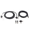 Picture of EVGATSAUTO for NMEA2000 Starter Kit, ABS IP67 Waterproof for NMEA 2000 Backbone Cables T Connector Power Cable Male Female Resistor 3 Port Adapter for Garmin Networks