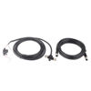 Picture of EVGATSAUTO for NMEA2000 Starter Kit, ABS IP67 Waterproof for NMEA 2000 Backbone Cables T Connector Power Cable Male Female Resistor 3 Port Adapter for Garmin Networks