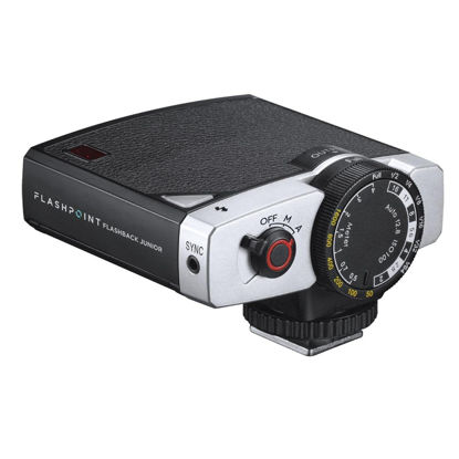 Picture of Flashpoint Flashback Junior Retro Camera Flash, Black