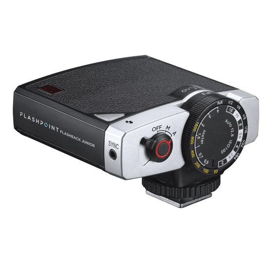 Picture of Flashpoint Flashback Junior Retro Camera Flash, Black