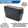 Picture of Rugged Radios Magnetic Radio Cover for Off Road Multi Mount Inserts - Features Strong Magnets and Rubber Seal