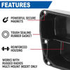 Picture of Rugged Radios Magnetic Radio Cover for Off Road Multi Mount Inserts - Features Strong Magnets and Rubber Seal