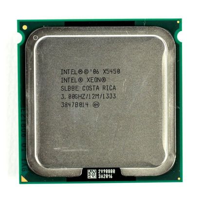 Picture of Intel Xeon X5450 Quad-Core 3.00GHz 12MB 1333MHz LGA 771 SLBBE / SLASB CPU Processor