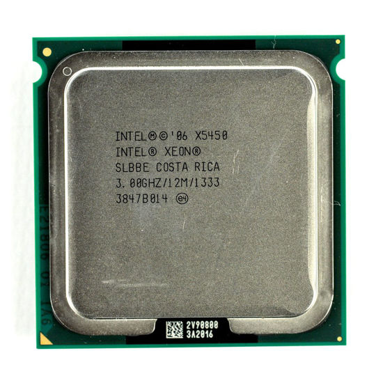 Picture of Intel Xeon X5450 Quad-Core 3.00GHz 12MB 1333MHz LGA 771 SLBBE / SLASB CPU Processor