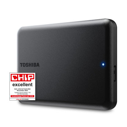 Picture of Toshiba Canvio Partner 1TB Portable 2.5’’ External Hard Drive, USB 3.2, Mac & Windows Compatible. Xbox, PS4