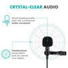 Picture of Movo Edge-OP Wireless Lavalier Microphone for Osmo Pocket 1 and 2 - Wireless Clip-on Lapel Mic, Transmitter, and Receiver Set for Video, Vlogging, Filming