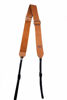 Picture of TETHER Tan Leather Overlap Strap. Two-in-one Highly Adjustable Leather Camera Strap for DSLR/SLR/Mirrorless Cameras Strap for Nikon, Canon, Olympus, Fujifilm.