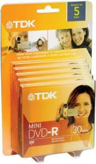 Picture of TDK ELECTRONICS DVD-R14RCL5 MINI DVD DISC CAMCORDER