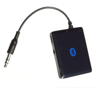 Picture of KOKKIA A10m (NEW Luxurious Black) MULTI-STREAM 3.5mm Universal EDR Bluetooth Stereo Transmitter/Splitter (can stream to 2 EDR receivers concurrently) for iPod/iPhone/iPad/iPod Touch/iPod Shuffle, e-Book Readers, Sandisk Sansa, Zune, Tablets, SONY PSP, Nintendo DS, MP3/MP4, PCs, PDAs, any 3.5mm Jack Device
