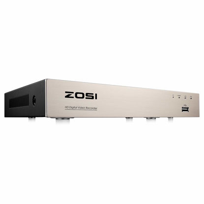Picture of ZOSI H.265+ 5MP Lite 8 Channel Security DVR Recorder,8CH Hybrid 4-in-1 CCTV DVR for 960H 720P 1080P Home Surveillance Camera System,Remote Access, Motion Detection,24/7 Recording(NO HDD)