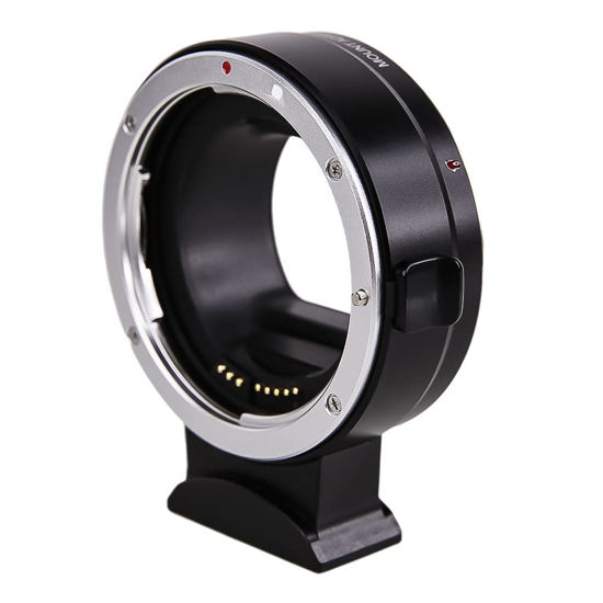 Picture of Foto&Tech EF-EOS R Mount Adapter, Auto-Focus Lens Mount Converter Compatible with EF EF-S Lens, EOS R R5 R6 R7 RP Mirrorless Digital Camera Body and Red Digital Cinema Mount