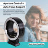 Picture of Foto&Tech EF-EOS R Mount Adapter, Auto-Focus Lens Mount Converter Compatible with EF EF-S Lens, EOS R R5 R6 R7 RP Mirrorless Digital Camera Body and Red Digital Cinema Mount