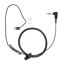 Picture of Sheepdog Covert Surveillance Listen Only Earpiece, 22-Inch Black Cable, 3.5mm Right Angle Connector, Uniform Wire Clip, Removable Retainer Ear Hook and 3-Pack Clear Situational Awareness Eartips