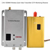 Picture of Video Transmitter and Receiver 1.2G 1.5W CCTV Audio Video Transceiver Monitoring Transmitter and Receiver Kit Real time is Responsive