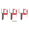 Picture of Seco-Larm E-941S-600B/ZQ Enforcer Z Bracket for 600 Lbs. Maglock