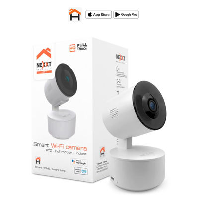 Picture of Nexxt Solutions Smart Wi-Fi Indoor Pan and Tilt Camera - 2K HD, Motion Detection, Night Vision, Two-Way Audio, Remote Access Alexa & Google Home Compatible | Camara de Seguridad