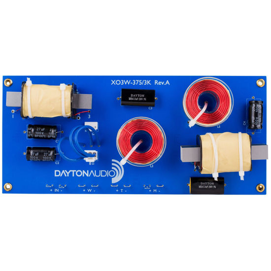 Picture of Dayton Audio XO3W-375/3K 3-Way Speaker Crossover 375/3,000 Hz