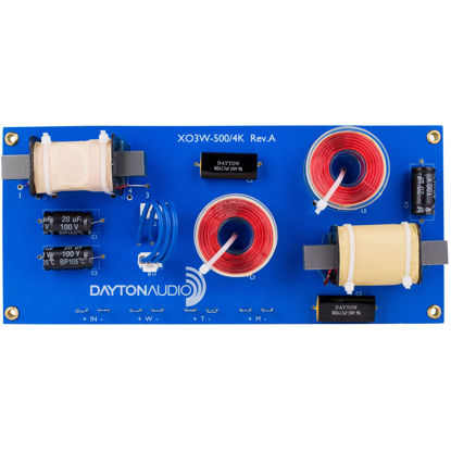 Picture of Dayton Audio XO3W-500/4K 3-Way Speaker Crossover 500/4,000 Hz