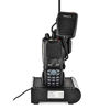 Picture of Turtleback Carry Holder for EF Johnson Viking VP900 VP600 Radio with D Rings Attachment, Fire and Police Two Way Radio Belt Case, Black Leather Duty Belt Holster with Heavy Duty D Rings, Made in USA
