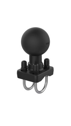 Picture of RAM MOUNTS (RAM-D-235U Double U-Bolt Base with 2.25" Ball for Rails from 0.75" to 1.25" in Diameter