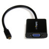 Picture of StarTech.com Micro HDMI® to VGA Adapter Converter for Smartphones / Ultrabook / Tablet - 1920x1080 - Micro HDMI Male to VGA Female (MCHD2VGAE2)