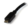 Picture of StarTech.com Micro HDMI® to VGA Adapter Converter for Smartphones / Ultrabook / Tablet - 1920x1080 - Micro HDMI Male to VGA Female (MCHD2VGAE2)