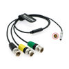 Picture of Alvin's Cables RED DSMC2 Camera Sync Cable 00B 4 Pin to 3BNC for Timecode Genlock Trigger 60CM| 23.6inches