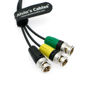 Picture of Alvin's Cables RED DSMC2 Camera Sync Cable 00B 4 Pin to 3BNC for Timecode Genlock Trigger 60CM| 23.6inches