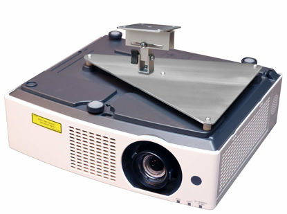 Picture of PCMD, LLC. Projector Ceiling Mount Compatible with Panasonic PT-VMW50 VMW50U VMW60 VMZ40 VMZ40U VMZ50 with Lateral Shift Coupling (5-Inch Extension)