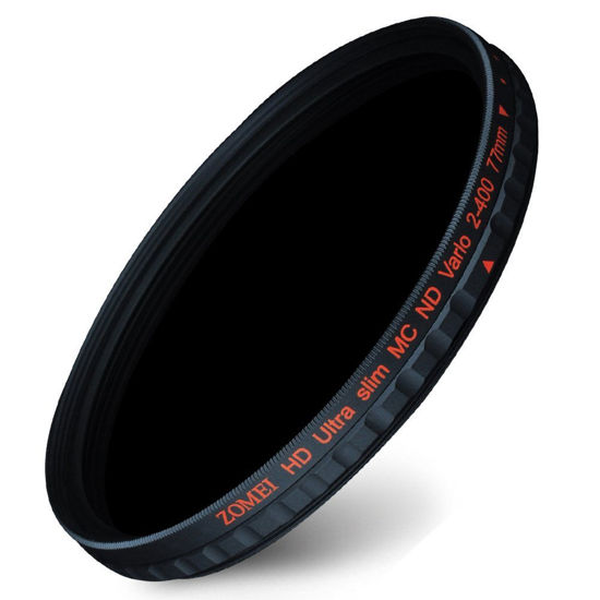 Picture of Zomei 77mm HD Ultra Slim 18 Layer Super Multi-Coated ND2-ND400 Fader Variable Neutral Density Lens Filter Adjustable ND Filter German Schott Optical Glass