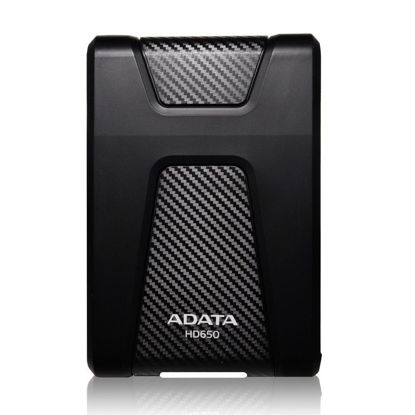 Picture of ADATA HD650 1TB Anti-Shock External Hard Drive, Black (AHD650-1TU31-CBK)
