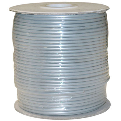 Picture of 1000 feet Bulk Telephone Cord, Silver Satin, 28/4 (28 AWG 4 Conductor), Telephone Cable Spool, Bulk Telephone Wire, CableWholesale