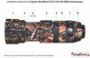 Picture of easyCover Lens Oak Neoprene Cover for Sigma 100-400mm f/5-6.3 DG DN OS Contemporary Lens, Brown Camouflage