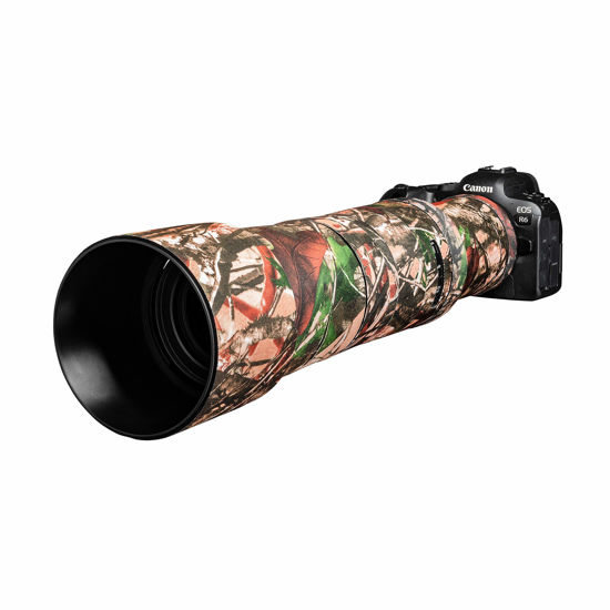 Picture of easyCover Lens Oak Neoprene Cover for Canon RF 800mm f/11 IS STM Lens, Forest Camouflage
