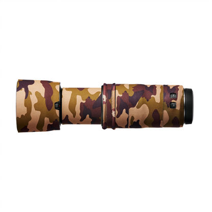 Picture of easyCover Lens Oak BROWN CAMOUFLAGE Neoprene Lens Protector Cover compatible for Canon RF 100-400mm F5.6-8 IS USM